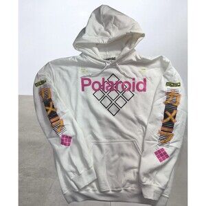 Polaroid One Step Hoodie White Graphic Men’s Medium NWOT
